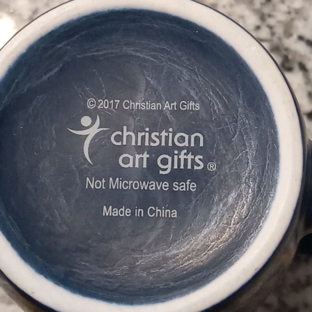 Inspirational Blue Mug - Picture 4 of 5